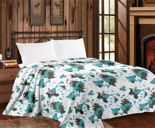 Jannah Cow Print - King Mia Blanket