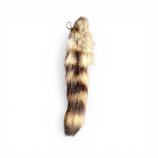 Natural raccoon tail
