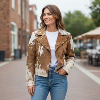 Tan cowhide jacket (2XL)