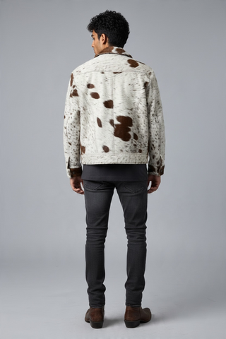 Men cowhide jacket (M)