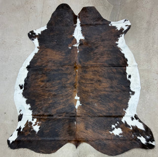 6.7’x5.6’ Brazilian cowhide rug (A14)