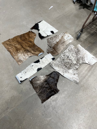 Genuine cowhide scrap