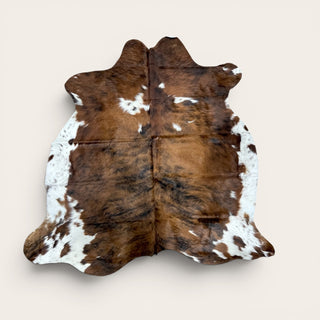 H5.4 x 5.6w ft Brazilian cowhide rug ($13)