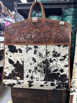 Cowhide garment bag