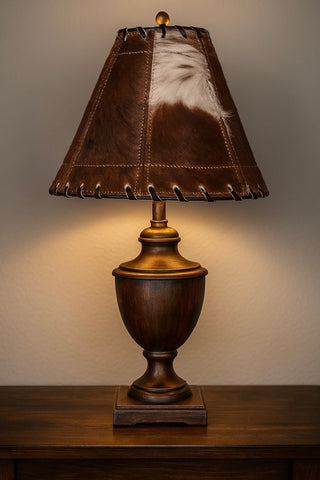 Small Cowhide lampshade