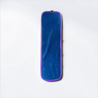 Purple Aztec tooled leather buckle holder