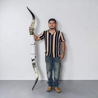 5-6ft rustic Longhorn mount (w03)