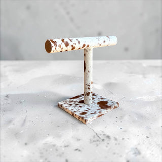 Tan all cowhide bracelet display