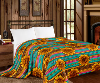 Sunflower king Mia blanket