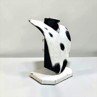 All cowhide necklace display (a7)