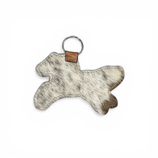Horse tooled leather Keychain