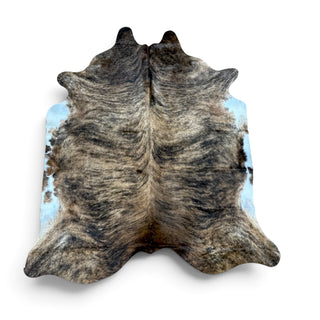 7.9x7ft brindle cowhide rug (z14)