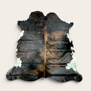 H6.3 x 6w ft Brazilian cowhide rug ($07)