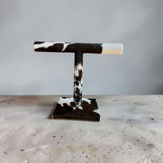 Brown all cowhide bracelet display