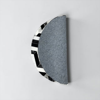 3x3ft salt pepper cowhide rug
