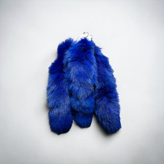 Sapphire blue fox tail