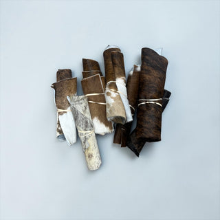 Genuine cowhide scraps