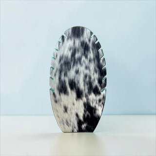 Turquoise all cowhide necklace display (m07)