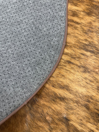 Premium Cowhide Area Rug - Medium Brindle