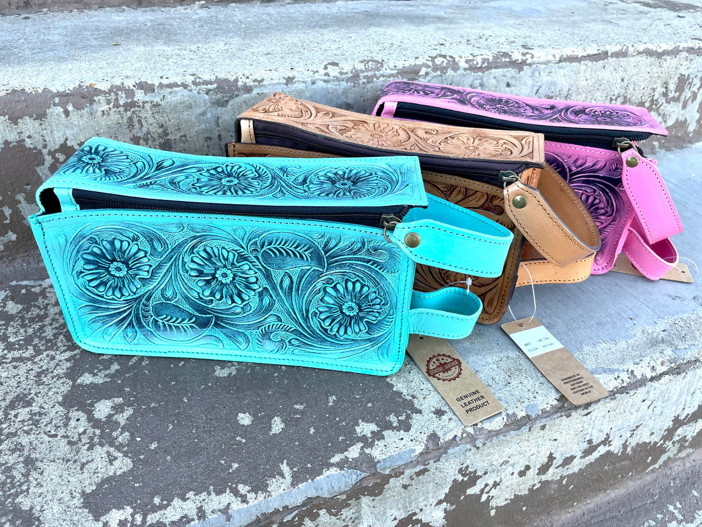 Tooled Toiletry Bag