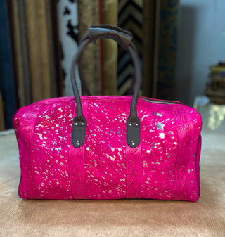 Acid Wash Hot Pink Duffle