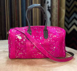 Acid Wash Hot Pink Duffle