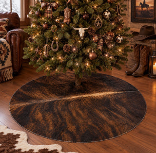 5x5ft genuine cowhide treeskirt (a22)