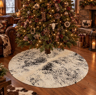 5x5ft genuine cowhide treeskirt (a23)