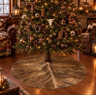 5x5ft genuine cowhide treeskirt (a27)