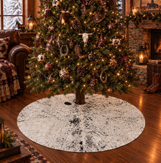 5x5ft genuine cowhide treeskirt (a28)