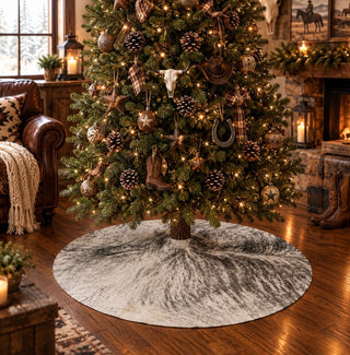 5x5ft genuine cowhide treeskirt (a32)