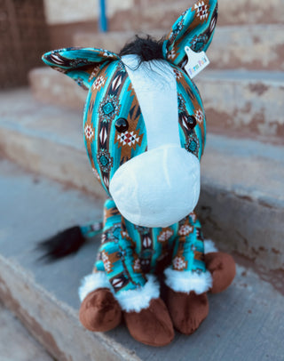 Emerald Aztec Inspired Horse- Farm Pals