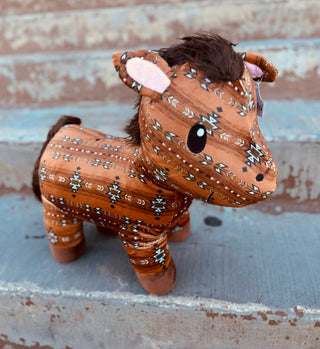 Brown Aztec Inspired Pony - Farm Pals