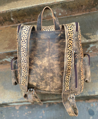 Cheetah Print Stone Backpack