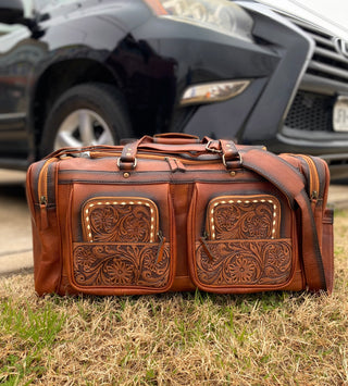 Classic Tooled Duffle Bag