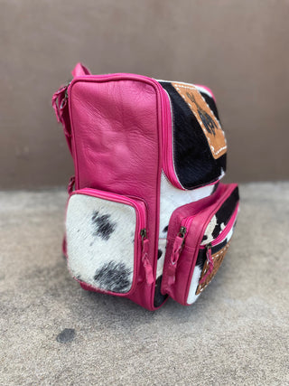 Pink Bucking Horse Backpack