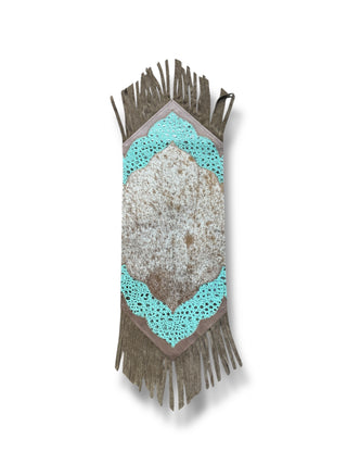 Mini Cowhide Fringe Table Runner (SP10)