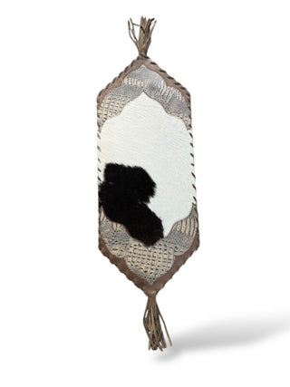 Mini Cowhide Fringe Table Runner (HT10)