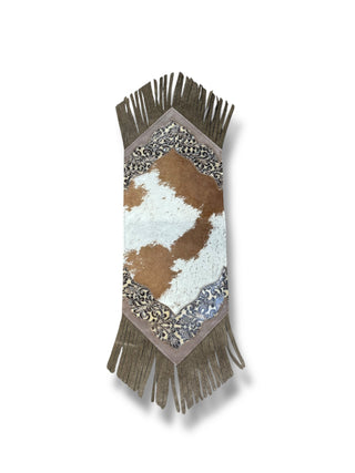 Mini Cowhide Fringe Table Runner (SP9)