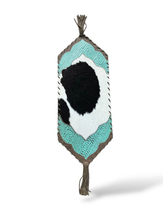 Mini Cowhide Fringe Table Runner (HT9)