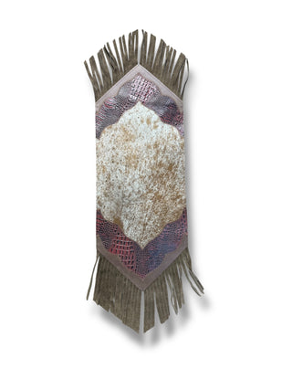 Mini Cowhide Fringe Table Runner (HT7)