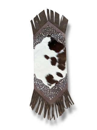 Mini Cowhide Fringe Table Runner (MT1)