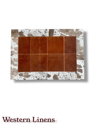 Patchwork Cowhide Rug 2x3'