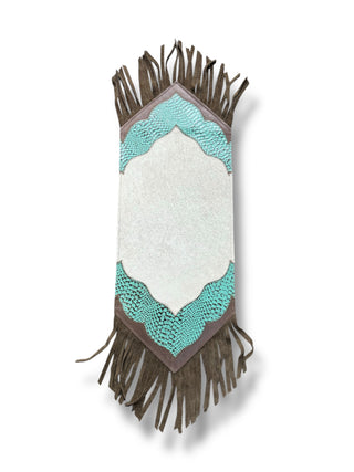 Mini Cowhide Fringe Table Runner (HT4)