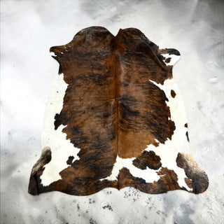 6.2x6ft Brazilian cowhide rug (a7)