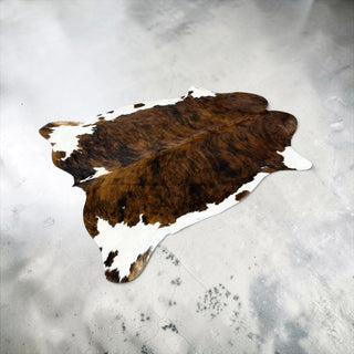 6.4x5.11ft Brazilian cowhide rug (a9)