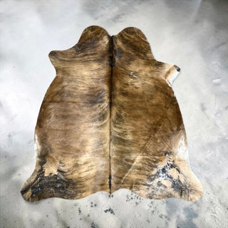 6.2x5.3ft Brazilian cowhide rug (a11)