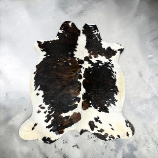 6.2x5.2ft Brazilian cowhide rug (a19)