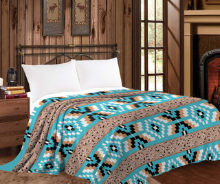 Pixel Aztec - Queen Mia - Heavy Throw Blanket