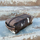 Leather & Cowhide Kit Bag - Toiletry - Shaving Kit